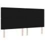 Cabecero con Botones de Cristal y Tufting Negro 200 cm en Terciopelo by , Headboards and footboards - Ref: Foro24-3337778, Pr...