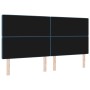 Cabecero con botones de cristal tapizado azul oscuro 200 cm | Foro24.es | Tu tienda online para hogar, jardín y más Foro24.es