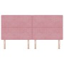 Cabecero con Botones de Cristal Acolchado Rosa 200 cm Terciopelo | Foro24.es | Tu tienda online para hogar, jardín y más Foro24.es