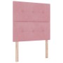 Cabecero de cama con botones capitoné terciopelo rosa 80 cm | Foro24.es | Tu tienda online para hogar, jardín y más Foro24.es