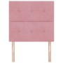 Cabecero de cama con botones capitoné terciopelo rosa 80 cm | Foro24.es | Tu tienda online para hogar, jardín y más Foro24.es