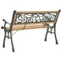 Solid spruce wood garden bench 122 cm by vidaXL, garden benches - Ref: Foro24-317118, Price: 88,75 €, Discount: %