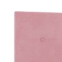 Cabecero de cama con botones capitoné terciopelo rosa 80 cm | Foro24.es | Tu tienda online para hogar, jardín y más Foro24.es