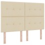 Cabecero de cama con botones capitoné tela crema 160 cm | Foro24.es | Tu tienda online para hogar, jardín y más Foro24.es