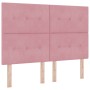 Cabecero de cama botones capitoné terciopelo rosa 160 cm | Foro24.es | Tu tienda online para hogar, jardín y más Foro24.es