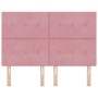 Cabecero de cama botones capitoné terciopelo rosa 160 cm | Foro24.es | Tu tienda online para hogar, jardín y más Foro24.es