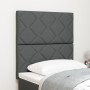 Cabecero Diseño de Bloques de Diamante Gris Oscuro 80 cm Tela, Cabecero Diseño de Bloques de Diamante Gris Oscuro 160 cm Tela...