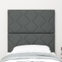 Cabecero Diseño de Bloques de Diamante Gris Oscuro 80 cm Tela, Cabecero Diseño de Bloques de Diamante Gris Oscuro 160 cm Tela...