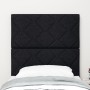 Cabecero Diseño de Bloques de Diamante Negro 80 cm Tela, Cabecero Diseño de Bloques de Diamante Negro 160 cm Tela by , Headbo...
