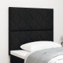 Cabecero Diseño Diamante Negro 100 cm Tela, Cabecero Diseño Diamante Negro 200 cm Tela de , Cabeceros y pies de cama - Ref: F...