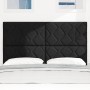 Cabecera Diseño de Bloques de Diamante Negra 140 cm Tela by , Headboards and footboards - Ref: Foro24-3337914, Price: 115,45 ...
