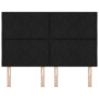 Cabecera Diseño de Bloques de Diamante Negra 140 cm Tela by , Headboards and footboards - Ref: Foro24-3337914, Price: 115,45 ...