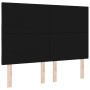Cabecera Diseño de Bloques de Diamante Negra 140 cm Tela by , Headboards and footboards - Ref: Foro24-3337914, Price: 115,45 ...