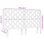 Cabecero Diseño de Bloques de Diamante Gris Claro 160 cm Tela by , Headboards and footboards - Ref: Foro24-3337925, Price: 11...