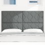 Cabecero diseño bloques de diamante gris oscuro 160 cm tela by , Headboards and footboards - Ref: Foro24-3337926, Price: 118,...