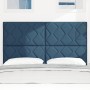 Cabecero con diseño de bloques de diamante en azul, 160 cm de tela | Foro24.es | Tu tienda online para hogar, jardín y más Foro24.es