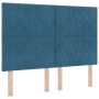 cabecero Diseño Bloques de Diamante Azul Oscuro 160 cm Terciopelo by , Headboards and footboards - Ref: Foro24-3337936, Price...