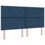 Cabecero Diseño de Bloques de Diamante Azul 180 cm Tela by , Headboards and footboards - Ref: Foro24-3337944, Price: 128,85 €...