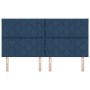 Cabecero Diseño de Bloques de Diamante Azul 180 cm Tela by , Headboards and footboards - Ref: Foro24-3337944, Price: 128,85 €...