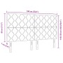 Cabecero Diseño de Bloques de Diamante Azul 180 cm Tela by , Headboards and footboards - Ref: Foro24-3337944, Price: 128,85 €...