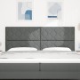 Cabecero con Diseño de Bloques en Diamante en Gris Oscuro, 200 cm Tela | Foro24.es | Tu tienda online para hogar, jardín y más Foro24.es