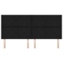 Cabecera Diseño de Bloques de Diamante Negra 200 cm Tela von , Kopf- und Fußteile - Ref: Foro24-3337953, Preis: 135,54 €, Rab...