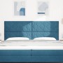 cabecero diseño de rombos azul oscuro 200 cm terciopelo by , Headboards and footboards - Ref: Foro24-3337962, Price: 135,42 €...