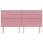 cabecero bloques de diamante Rosa 200 cm Terciopelo by , Headboards and footboards - Ref: Foro24-3337963, Price: 135,42 €, Di...