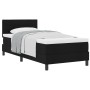 Cama con muelles de caja y colchón Negro 90x190 cm Tela by , Beds and slatted bases - Ref: Foro24-3338575, Price: 303,93 €, D...