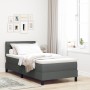 Cama Box Spring con colchón Gris Oscuro 90x200 cm Tela by , Beds and slatted bases - Ref: Foro24-3338581, Price: 294,90 €, Di...