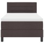Cama con Base con Colchón Marrón Oscuro 90x200 cm Tela by , Beds and slatted bases - Ref: Foro24-3338583, Price: 287,97 €, Di...
