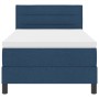 Cama con Base de Resortes y Colchón Azul 90x200 cm Tela by , Beds and slatted bases - Ref: Foro24-3338586, Price: 299,26 €, D...