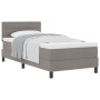 Cama con Base de Resortes con Colchón Taupe 100x200 cm Tela | Foro24.es | Tu tienda online para hogar, jardín y más Foro24.es