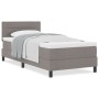 Cama con Base de Resortes con Colchón Taupe 100x200 cm Tela | Foro24.es | Tu tienda online para hogar, jardín y más Foro24.es