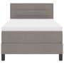 Cama con Base de Resortes con Colchón Taupe 100x200 cm Tela | Foro24.es | Tu tienda online para hogar, jardín y más Foro24.es