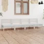 Garden furniture set 4 pieces solid white pine wood by vidaXL, Garden sets - Ref: Foro24-3082483, Price: 199,27 €, Discount: %