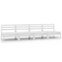 Garden furniture set 4 pieces solid white pine wood by vidaXL, Garden sets - Ref: Foro24-3082483, Price: 199,27 €, Discount: %