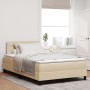 Cama con Resorte y Colchón color Crema 120x190 cm Tela | Foro24.es | Tu tienda online para hogar, jardín y más Foro24.es