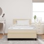 Cama con Resorte y Colchón color Crema 120x190 cm Tela | Foro24.es | Tu tienda online para hogar, jardín y más Foro24.es
