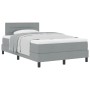 Cama con Somier con Colchón Gris Claro 120x200 cm Tela | Foro24.es | Tu tienda online para hogar, jardín y más Foro24.es