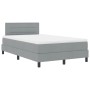 Cama con Somier con Colchón Gris Claro 120x200 cm Tela | Foro24.es | Tu tienda online para hogar, jardín y más Foro24.es