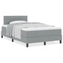 Cama con Somier con Colchón Gris Claro 120x200 cm Tela | Foro24.es | Tu tienda online para hogar, jardín y más Foro24.es
