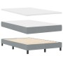 Cama con Somier con Colchón Gris Claro 120x200 cm Tela | Foro24.es | Tu tienda online para hogar, jardín y más Foro24.es