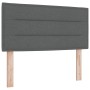 Cama con somier con colchón gris oscuro 120x200 cm tela by , Beds and slatted bases - Ref: Foro24-3338602, Price: 422,41 €, D...