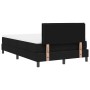 Cama con Box Spring y colchón negra 120x200 cm Tela by , Beds and slatted bases - Ref: Foro24-3338603, Price: 398,74 €, Disco...