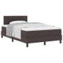 Cama con Somier con Colchón Marrón Oscuro 120x200 cm Tela by , Beds and slatted bases - Ref: Foro24-3338604, Price: 375,35 €,...