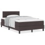 Cama con Somier con Colchón Marrón Oscuro 120x200 cm Tela by , Beds and slatted bases - Ref: Foro24-3338604, Price: 375,35 €,...