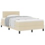 Cama con Base y Colchón Crema 120x200 cm Tela | Foro24.es | Tu tienda online para hogar, jardín y más Foro24.es