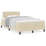 Cama con Base y Colchón Crema 120x200 cm Tela | Foro24.es | Tu tienda online para hogar, jardín y más Foro24.es