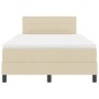Cama con Base y Colchón Crema 120x200 cm Tela | Foro24.es | Tu tienda online para hogar, jardín y más Foro24.es